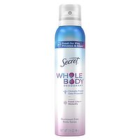 Secret Whole Body Deodorant Aluminum Free Body Spray, 3.5 oz