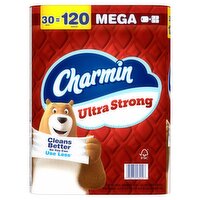 Charmin Ultra Strong Bathroom Tissue Rolls, 30 count