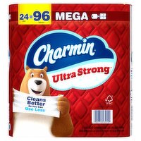 Charmin Ultra Strong Bathroom Tissue Mega Rolls, 24 count