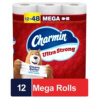 Charmin Ultra Strong Bathroom Tissue Mega Rolls, 12 count