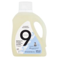 9 Elements Unscented Laundry Detergent, 92 fl oz