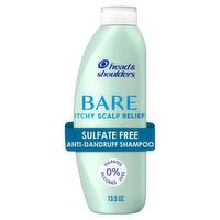 Head & Shoulders Bare Pyrithione Zinc Dandruff Shampoo, 13.5 fl oz