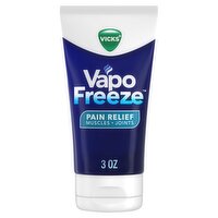 Vicks Vapo Freeze Menthol Camphor Pain Relieving Cream, 3 oz