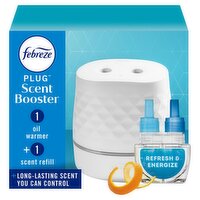 Febreze Plug Scent Booster Scented Oil Refill and Oil Warmer Starter Kit