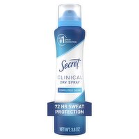 Secret Clinical Dry Spray Completely Clean Antiperspirant/Deodorant, 3.8 oz