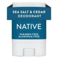 Native Sea Salt & Cedar Deodorant, 0.35 oz