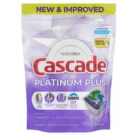 Cascade Platinum Plus Fresh Scent Dishwasher Detergent, 19 count, 10.7 oz