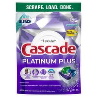 Cascade Platinum Plus Mountain Scent ActionPacs Dishwasher Detergent, 19 count, 10.7 oz, 10.7 Ounce