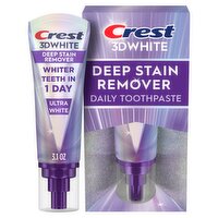 Crest 3D White Deep Stain Remover Daily Toothpaste, 3.1 oz