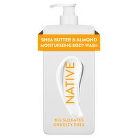 Native Shea Butter & Almond Moisturizing Body Wash, 18 fl oz