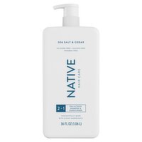Native Sea Salt & Cedar 2 In 1 Full & Thick Shampoo & Conditioner, 36 fl oz, 36 Fluid ounce