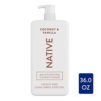 Native Moisturizing Conditioner Coconut & Vanilla Moisturizing Conditioner, 36 fl oz., 36 Fluid ounce