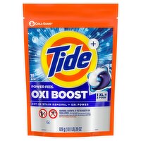 Tide+ Power Pods Oxi Boost Detergent, 18 count, 26 oz
