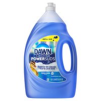 Dawn Platinum Plus PowerSuds Fresh Rain Scent Dishwashing Liquid, 51.5 fl oz