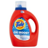 Tide+ Ultra Oxi Boost Detergent, 65 loads, 92 fl oz