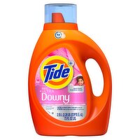 Tide+ April Fresh Boost of + Ultra Downy Detergent, 52 loads, 73 fl oz