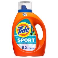 Tide+ Ultra Sport Detergent, 52 loads, 73 fl oz, 73 Fluid ounce