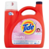 Tide+ April Fresh Boost of+Ultra Downy Detergent, 83 loads, 117 fl oz