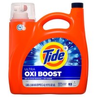 Tide+ Ultra Oxi Boost Detergent, 83 loads, 117 fl oz