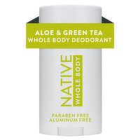 Native Whole Body Sensitive Aloe & Green Tea Deodorant, 2.4 oz