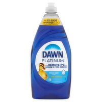 Dawn Platinum Fresh Rain Scent Dishwashing Liquid, 26.8 fl oz