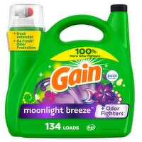 Gain Moonlight Breeze Detergent, 134 loads, 194 fl oz