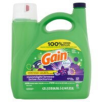 Gain Moonlight Breeze Liquid Laundry Detergent, 100 Loads, 144 fl oz