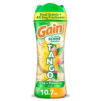 Gain Tango 2-in-1 Laundry Scent Booster Beads, Piña and Plumeria Scent, 10.7 oz, Laundry Beads with