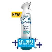Febreze Air Mist, Air Freshener Spray, Odor Fighting Room Spray, Heavy Duty Crisp Clean Scent, 8.1o