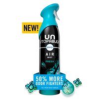 Febreze Air Mist, Air Freshener Spray, Odor Fighting Room Spray, Unstopables Fresh Scent, 8.1oz, 8.1 Ounce