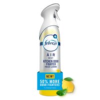 Febreze Air Mist, Air Freshener Spray, Odor Fighting Room Spray, Kitchen Odor Fighter Fresh Lemon S, 8.1 Ounce