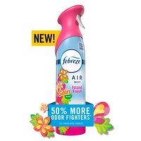 Febreze Air Mist, Air Freshener Spray, Odor Fighting Room Spray, Gain Island Fresh Scent, 8.1oz, 8.1 Ounce