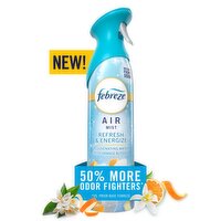 Febreze Air Mist, Air Freshener Spray, Odor Fighting Room Spray, Refresh & Energize Scent, 8.1oz, 8.1 Ounce