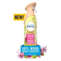 Febreze Air Mist, Luxe Air Freshener Spray, Odor Fighting Room Spray, Morning Spring Showers Scent,