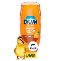 Dawn UltraEZ Squeeze Dish Soap, Dishwashing Liquid, Orange, 22oz, 22 Fluid ounce