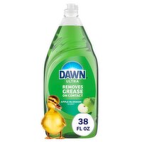 Dawn Ultra Dish Soap, Dishwashing Liquid, Apple Blossom, 38oz, 38 Fluid ounce