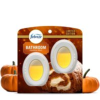 Febreze Bathroom Air Freshener, Odor-Fighting, Pumpkin Roll Scent, 2 Count, 0.5 Fluid ounce