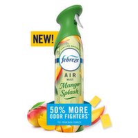 Febreze Air Mist, Air Freshener Spray, Odor Fighting Room Spray, Mango Splash, 8.1oz, 1ct