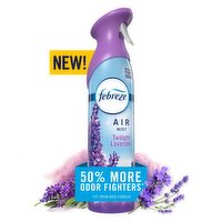 Febreze Air Mist, Air Freshener Spray, Odor Fighting Room Spray, Twilight Lavender Scent, 8.1oz, 230 Ounce