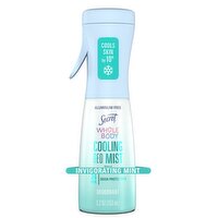 Secret Whole Body Cooling Deodorant Mist, Invigorating Mint, Aluminum Free, 5.2oz