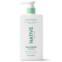 Native Scalp Detox Shampoo Eucalyptus & Mint 16.5 fl Oz.