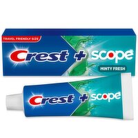 Crest Plus Scope Whitening Toothpaste with Mouthwash Stripes, Outlast, 2.7 oz