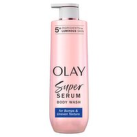 Olay Super Serum Body Wash for Bumps & Uneven Textured Skin, 20oz, Serum Complex for Luminous Skin