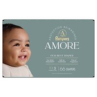 Pampers Amore Luxury Diapers Size 3, 66 Count