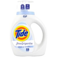 Tide Free & Gentle Liquid Laundry Detergent, 23 Loads, 31 fl oz