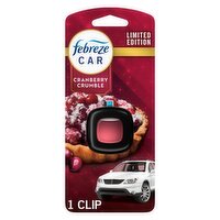 Febreze AUTO Air Freshener, Odor-Fighting Automotive Vent Clip, New Car Scent, 4 Count