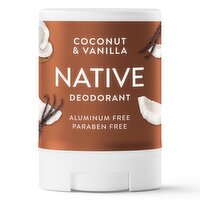 Native Aluminum Free Deodorant For Men & Women, Travel Sized Deodorant Stick, Coconut & Vanilla, 0., 0.5 Ounce
