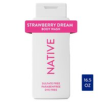 Native Sulfate & Paraben Free Body Wash, Strawberry Dream, 18 fl oz