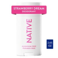 Native Aluminum-Free Deodorant, Strawberry Charm, 2.65 oz