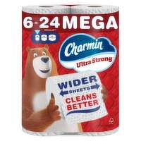 Charmin Toilet Paper Ultra Strong, 6 Mega Rolls, 2-ply Bath Tissue